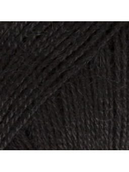 laine drops alpaga noir