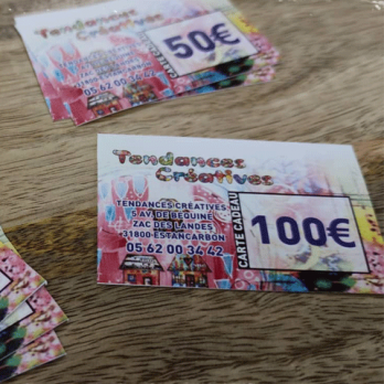 carte cadeau 50 euros