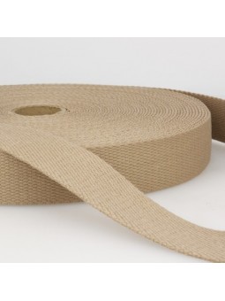 Sangle coton unie 30 mm