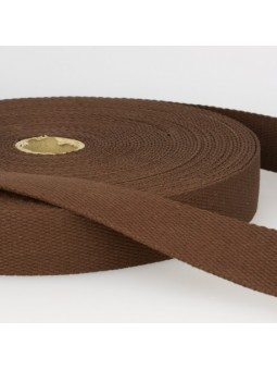 Sangle coton unie 30 mm