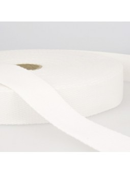 Sangle coton unie 30 mm