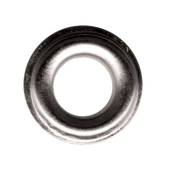 Oeillets en métal Argent - 7 mm - 100 pcs