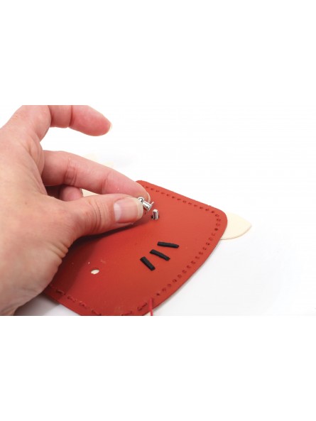 Bouton de col à  vis - Argenté x 6