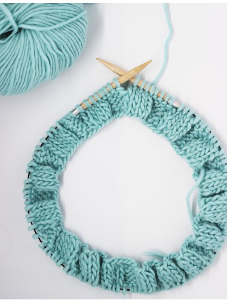 Atelier 12/01/2024 "tricoter avec des aiguilles circulaires" - 3h (fournitures non comprises)-réservation en boutique ou mail