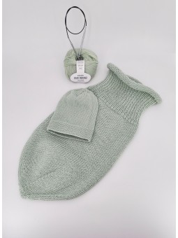 Atelier 14/05/2025 "cocon naissance aux aiguilles circulaires" - 3h (fournitures non comprises)-réservation en boutique ou mail