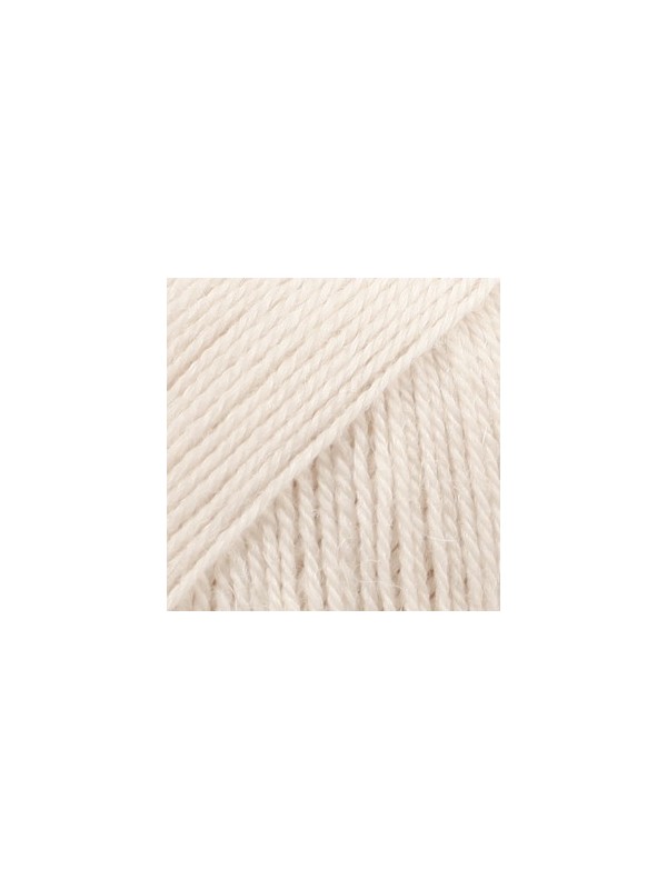 laine drops Flora brume blanche 22