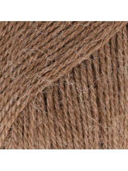 laine drops alpaga brun clair 607